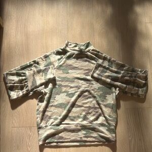 Anthropologie Maeve Camouflage Sweater